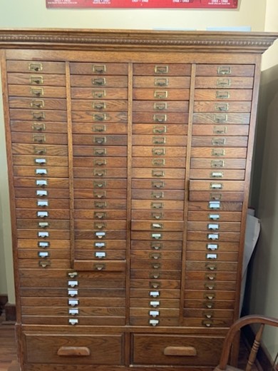 Austin County Jail Museum File Cabinet