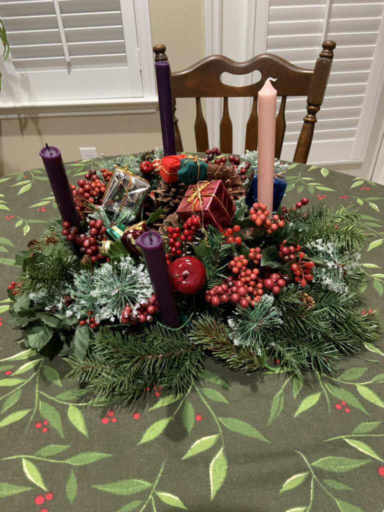 Lenten Table Decoration