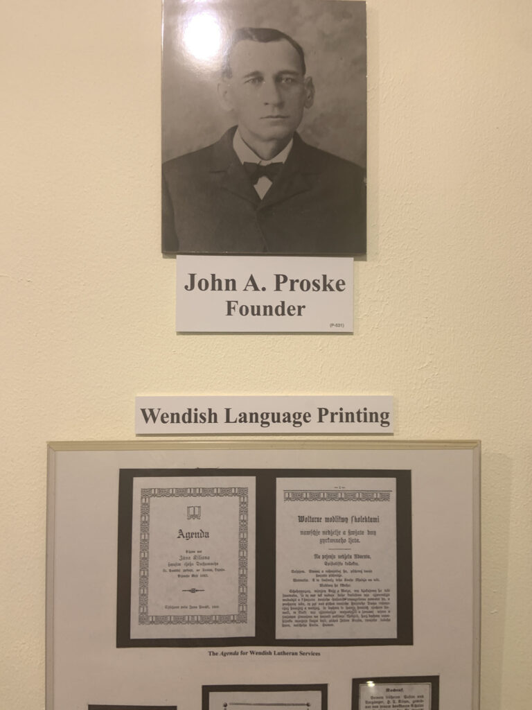 Wendish Settement Founder John Proske