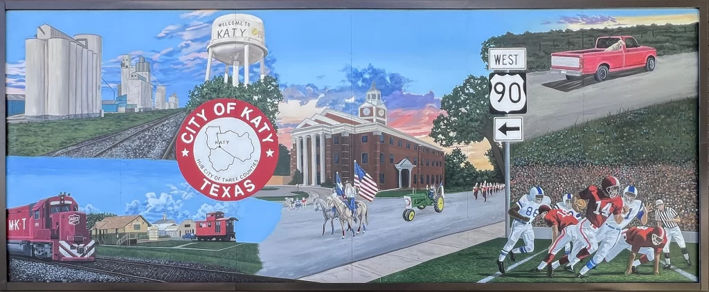 Collage Mural of Katy Texas