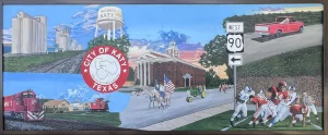 Collage Mural of Katy Texas