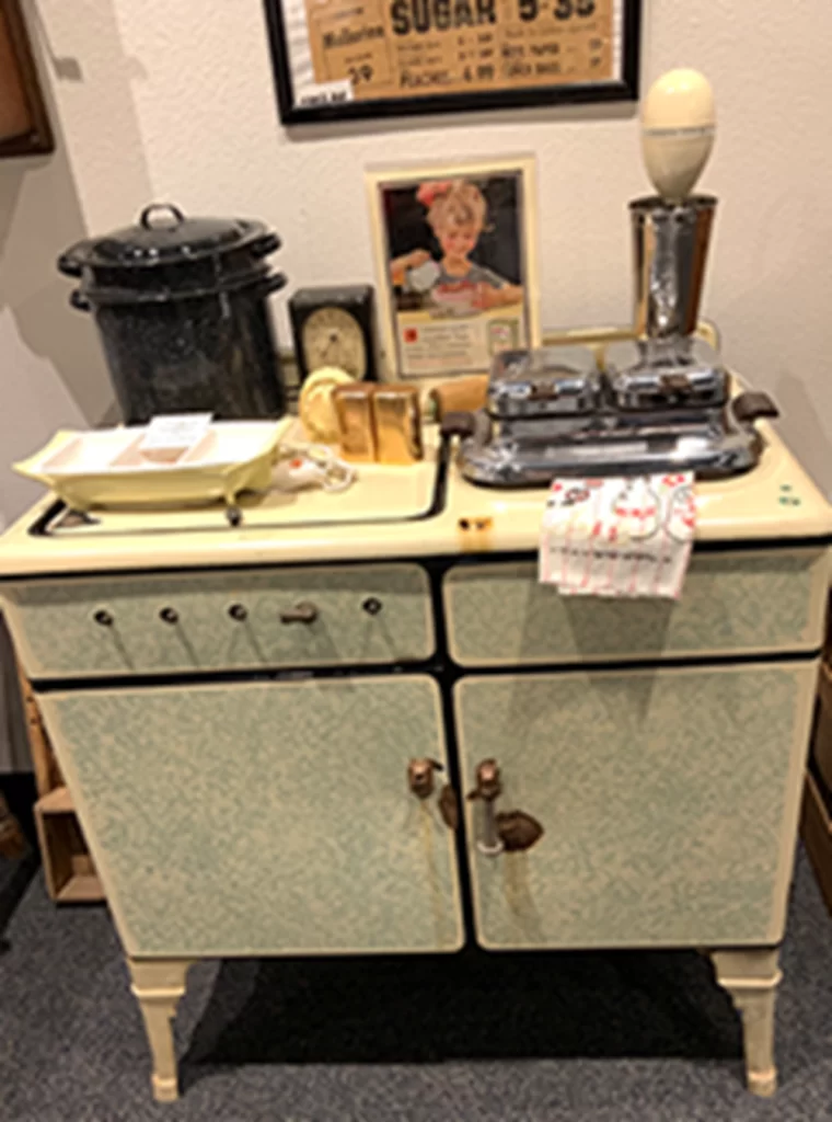 Old Stove on Display in Wharton County TX Museum