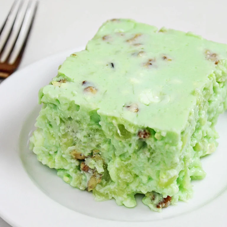 Lime Jell-O dessert