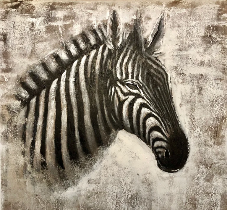 Zebra Head Wall Art